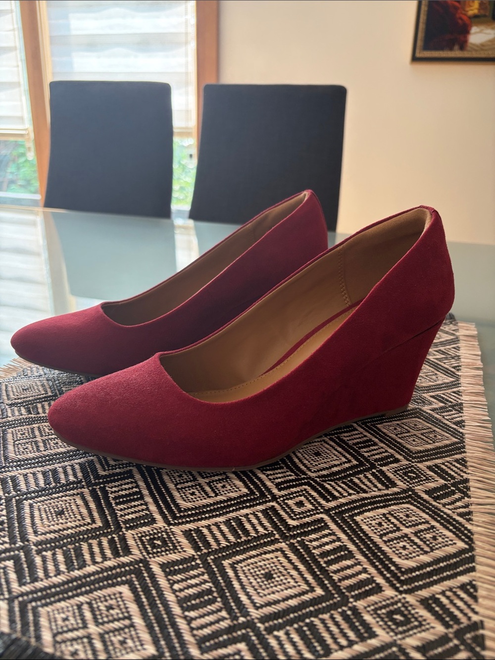 Suede Wedge Shoes